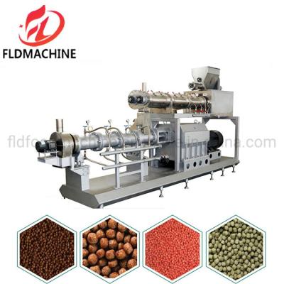 China High Capacity Fish Feed Pellet Ornamental Fish Feed Machine Auto Pellet Machine for Fish Feed for sale