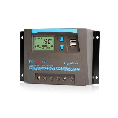 China Auto Charger Controller RAGGIE 720SL (20A) PWM Solar Panel Charge Controller 20A 12V 24V for sale