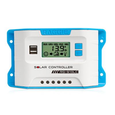 China Solar Charger Controller RAGGIE New Style DC 12/24V Charge Controller 10A for sale