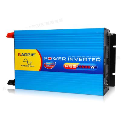 China RAGGIE 1500W Pure Sine Wave Solar Inverter For Air Conditioner Washing Machine 0.048CBM/Ctn for sale