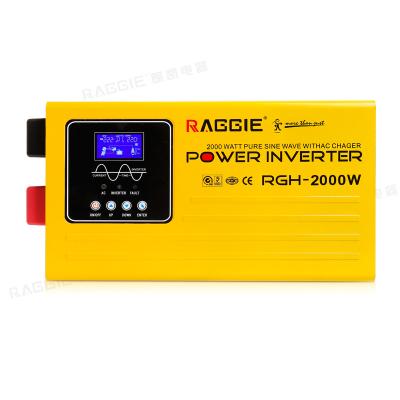 China RAGGIE 2KW Output General Frequency Solar Inverter With 25A Grid Charger 0.0453CBM/Ctn for sale