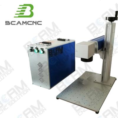 China Portable Laser Marking Laser Marking Machine Metal Fiber 20W 30W 50W for sale