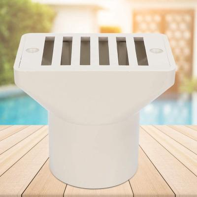 China Waterproof Pool Suction Mount Overflow Gutter Drain/Pool Return Inlet Pool Gutter Drain Water Return with Pool Grates for sale