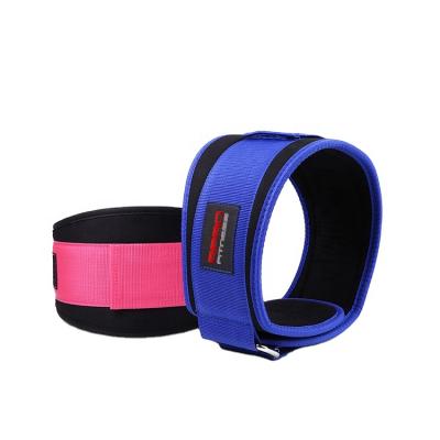 China Durable Bodybuilding Power Belt Durable Nylon Weight Lifting Support Training Back Belts for sale