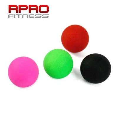 China Promotional Wholesale Gift Fitness Silicone Self Massage Custom Lacrosse Ball for sale