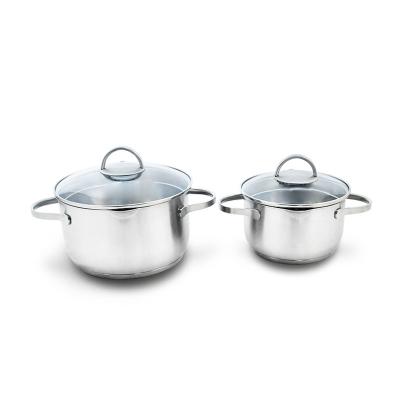 China 2021 Factory direct sale stainless steel cooking pot viable set high quality for sale