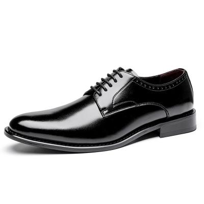 China Anti-slippery Men's Formal Classic Designed Lace Oxfords Elegant Office Shoes for sale