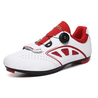 China Lightweight Men's Cycling Shoes Outdoor Sport Bicycle Shoes Self-Locking Road Bike Professional Racing Shoes for sale