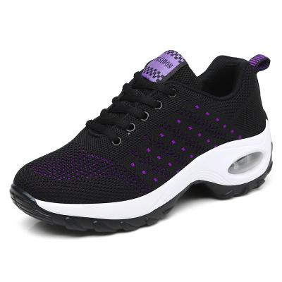 China CUSHIONING Breathable Lightweight Flexible Lace Up Sports Women Ladies Comfort Running Shoes for sale