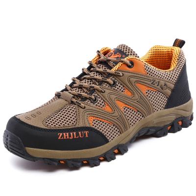 China Waterproof PU Mens Hiking Shoes Outdoor Adventure Sporty Trekking Sneakers for sale