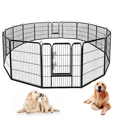 China Durable Heavy Duty Puppy Pet Exercise Pen Metal Dog Playpen Enclosure, 42