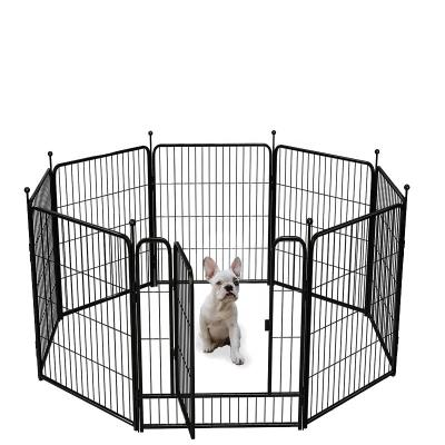 China Portable Breathable Large Folding Metal Camping Dog Pet Pens Runner Puppy Kennel Outdoor Playpen 32