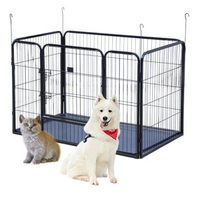 China Small Pen Playpen Indoor Fence Enclosure Gate Breathable Metal Pet Puppy Cage For Rabbit Puppy for sale