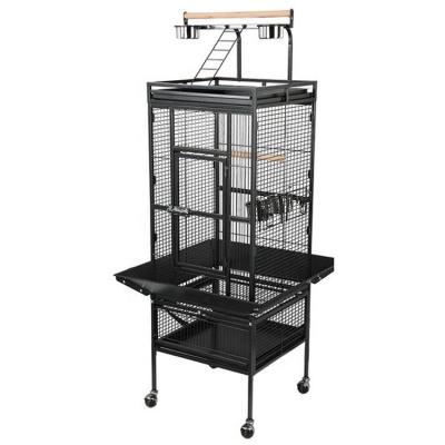 China Breathable Metal Bird Cage with Stand and Play Top for Parakeet Parrot Cockatiel Finches Loverbird 53