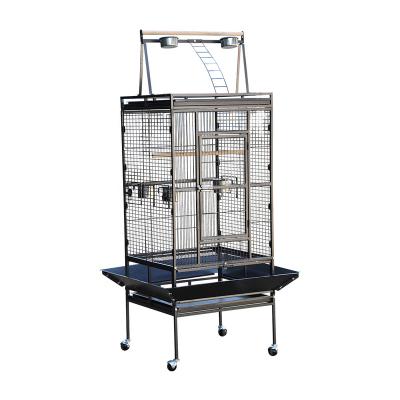 China Breathable Budgie Finch Bird Cage With Rolling Stand Metal Bird Cage Cages House 68