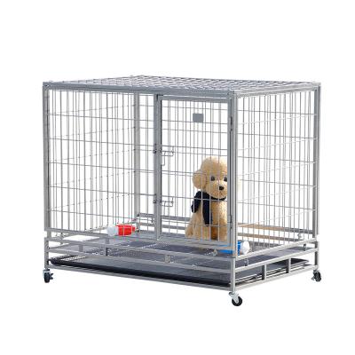 China Large Commercial Modern Pet Cage Kennel Breathable Folding Outdoor Indoor Dog Cage for sale