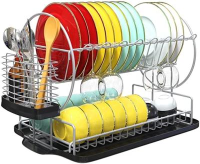 China Stored Collapsible Collapsible Metal Buffet Dish Drying Rack Iron Dish Drainer Rack Money for sale