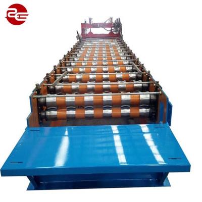 China Building Material Stores Metal Roofing Machine Tile Making Machine Corrugated Tile Roll Forming Machine for sale