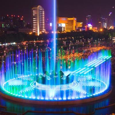 China Customized Music Dancing Fountain Show With Led Lights for sale