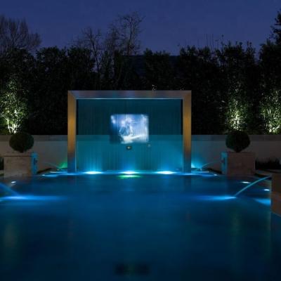 China Customized Laser Water Film Digital Water Screen Music Fountain for sale