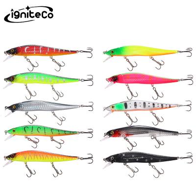 China Wholesale Freshwater 14g 11.5cm Long Mount Floating Fishing Minnow Lure FL009 for sale