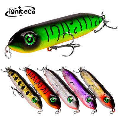 China Multiple Rattle Noise Super Noisier Color Spectrum Fishing Pencil Lure FL011 for sale