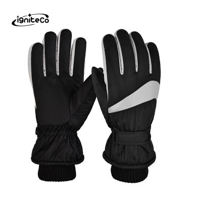 China Polyester Outdoor Waterproof Gloves Adult Mountaineering Cycling Warm Gloves Ski Glove for sale