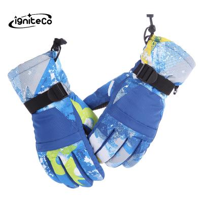 China Outdoor Polyester Boys And Girls Cycling Warm Ski Gloves for sale