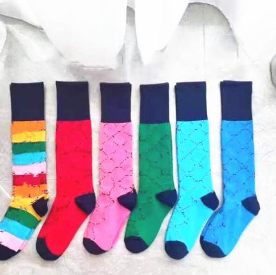 China New Viable Socks Factory Custom Luxury Logo Gg Glitter Socks Fashion Women Socks for sale