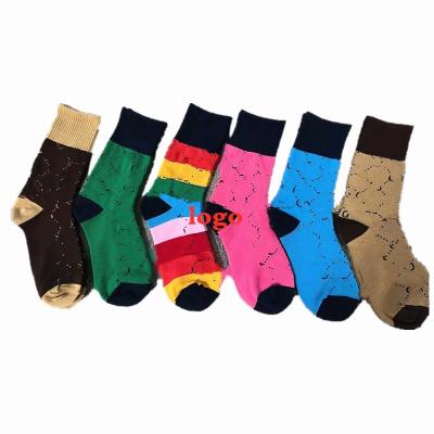 China 2022 Antibacterial Custom Logo Women Wholesale thongs mens sports fashion luxury brand socks designer thongs famous brands for sale