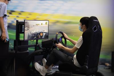 China ALLOY Cammus Driving Simulator Machine 3 Pedals For Sale Motion Racing Simulator for sale