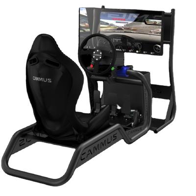 China ALLOY Racing Rig Simulator Driving Wheel And Pedal For Game PC Motion Racing Simulator for sale