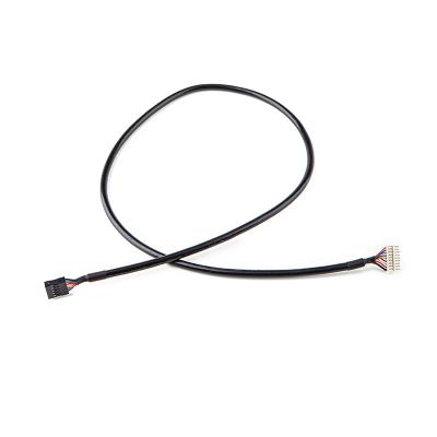 China Data Cable 9 Pin Male To 9 Pin Female Audio Adapter Converter Extension Automotive Cable Car Radio Wire Harness for sale