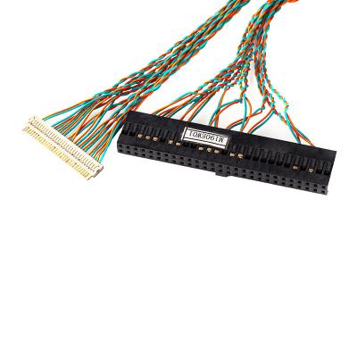 China Custom universal line lvds wire harness connectors automobile panel screen cable terminals for sale