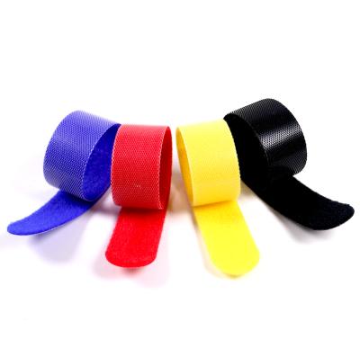 China Factory price high quality eco-friendly multi-use hook and loop nylon tying cable tie for sale