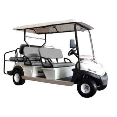 China High Performance Japanese Used Electric Golf Cart 6 Seater With Plastic Roof Shell Golf Tires 18/8.5-8 for sale