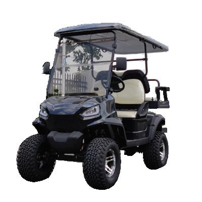 China Top Quality Awesome 4 Person Electric Golf Cart Custom With Golf Bag Carrier Golf Tires 18/8.5-8 for sale