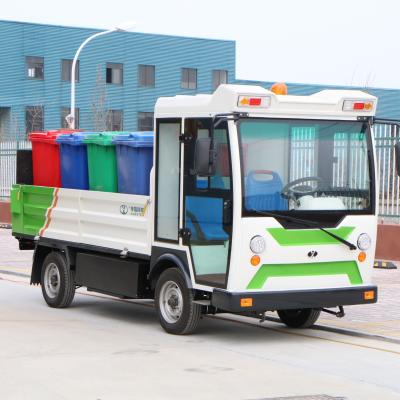 China Factory Flexible High Efficient Small Electric Waste Collect Vehicle Garbage Truck For Beach Park for sale