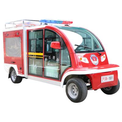 China Special Hot Selling Popular Mini Electric Emergency Rescue Fire Fighting Truck For Sale 4060*1590*2150mm for sale