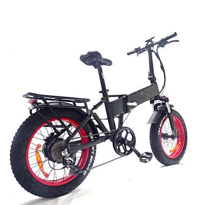 China Best 20Inch E Bike Electric Bike 48V 500W 17.5Ah Aluminum Alloy Foldable Battery Fat Tire Electric Bicycle for sale