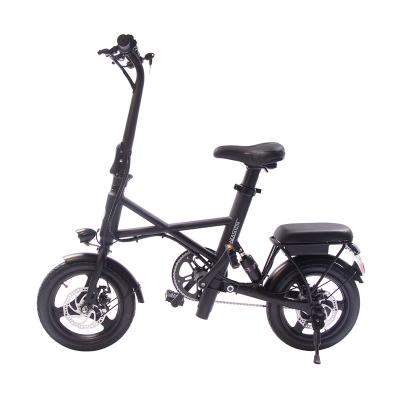 China Cheap 14Inch 250W 36V Motor 7.8Ah Battery Ladies Steel Mini Electric Bicycle Bike Ebike for sale