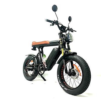 China Wholesale Price 20*4.0 Tire 20*4.0 Aluminum Alloy 1000W 48V Full Eletrica Battery Electric Bike 22Ah Mountain Ebike Suspension for sale