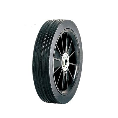 China Rubber machinery 5 solid wheel with wheel/bearing bin wheels/wheelie for cart, lawn mower for sale