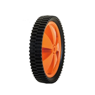 China Plastic Machinery Wheel 7 Inch PVC Wheel For Cultivator, Weeder, Garden Cart for sale