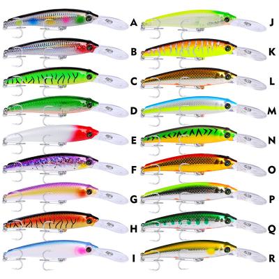 China ABS Plastic Top Hard Baits Fishing Lures 54g 19.5cm Long Casting Minnow Wobblers Dive Depth 6-10ft Bass Lure for sale