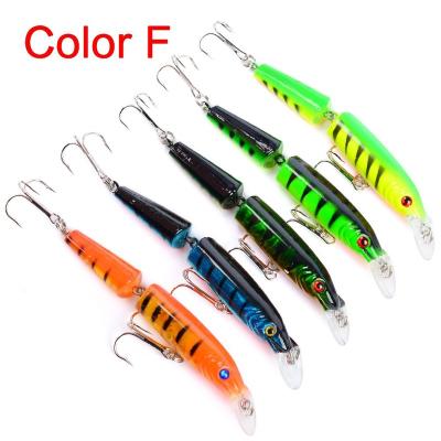 China ABS Plastic 10.5cm Plastic Crank Hard 9.2g Fish Baits Diving Long Lip 2 Segment Jointed Crankbait for sale