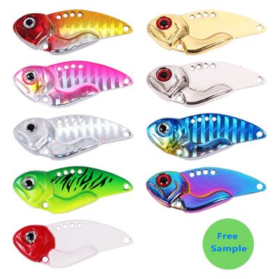 China Metal Hessian New Products 5g 7g 10g 12g 14g 20g OEM Accessories Custom Shrimp Vibration Metal Vibe Descent Lure for sale