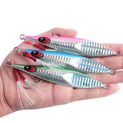 China Lumo Metal Saltwater Lead 80g 180g Bass Fishing Jig Slow Pitch Building Lures Vertical Boat Jig for sale