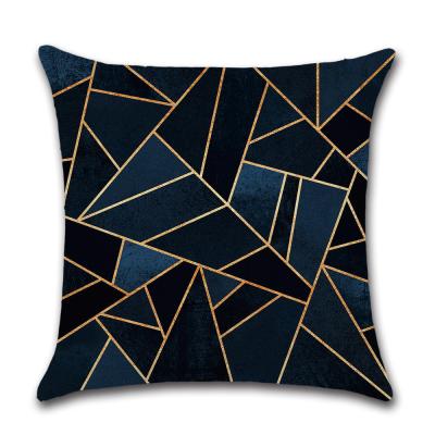 China 100% Geometric Printed Twill Polyester Decoration Cushion Cover Good Quality Home Cushion Cover for sale