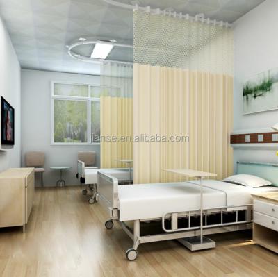 China 5.2.2 Beacuty Insulated Medical Fabric Thickened Fireproof Waterproof Hospital Bed Screen Medical Curtains for sale